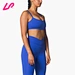 spaghetti strap sports bra with padding