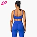spaghetti strap sports bra with padding